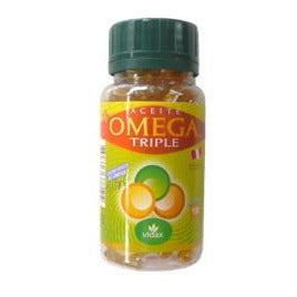 Cápsulas de Aceite Omega Triple